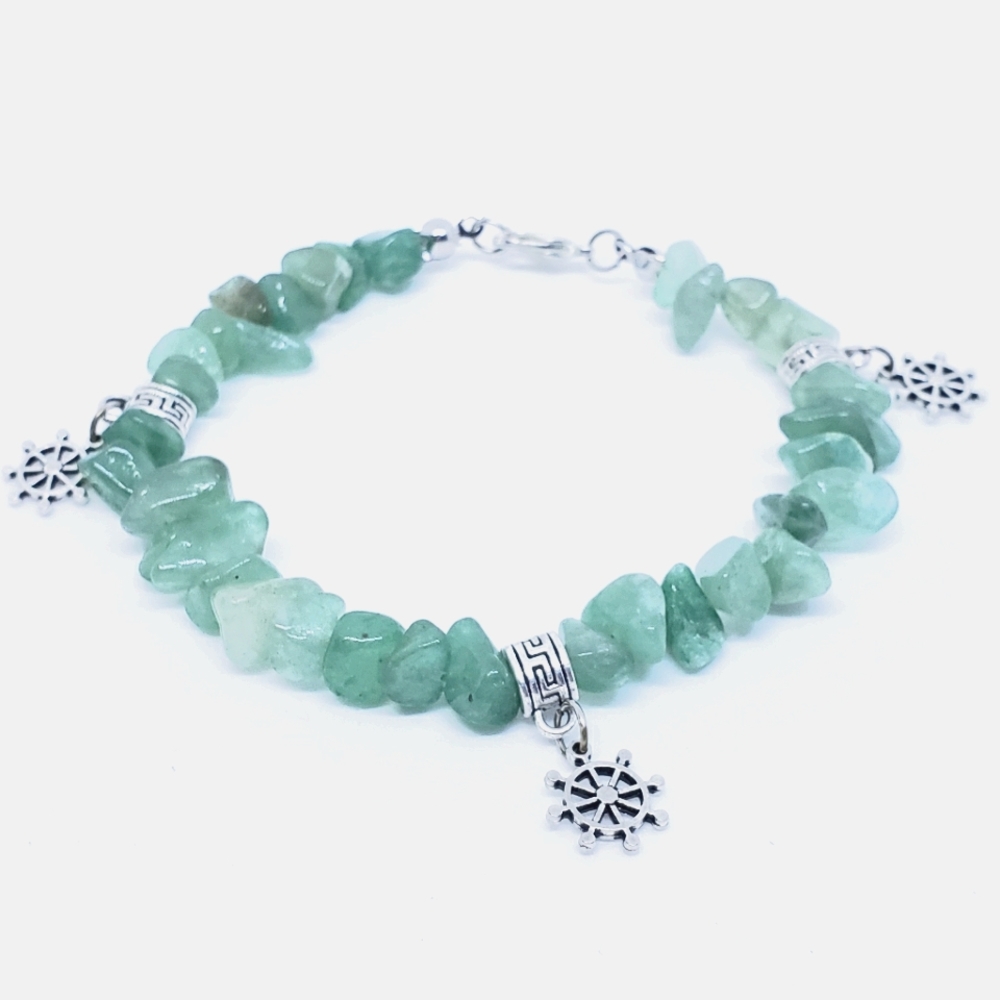 🍀Green Natural Stone Handmade Bracelet (New)